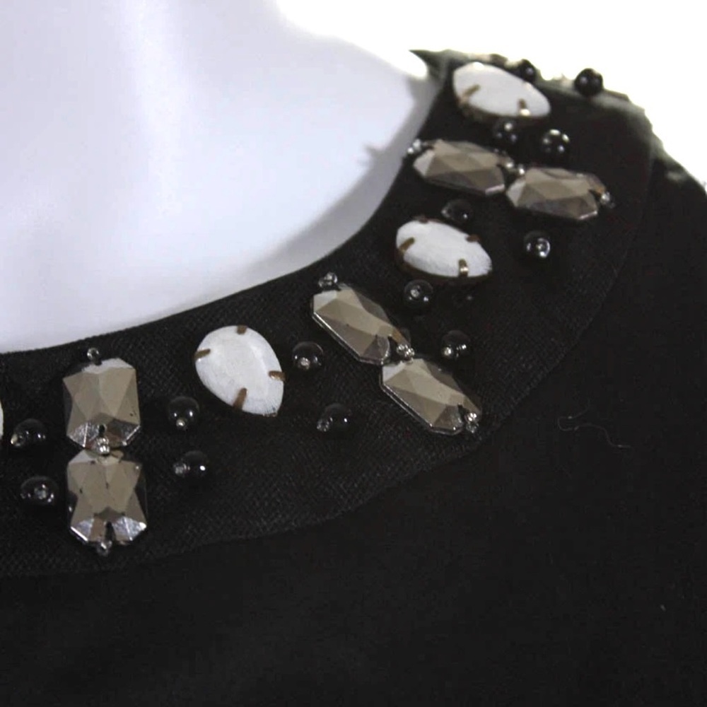 Milly of NY Vintage Fit & Flare Cocktail Dress in Black Size 6 - Picture 6 of 11
